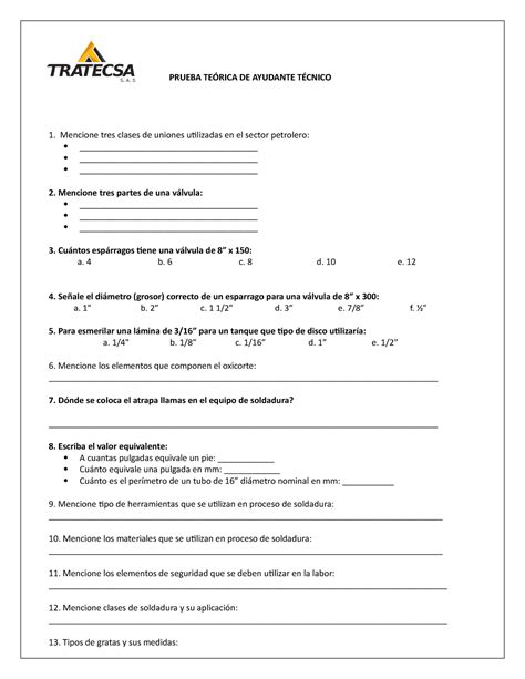 respuestas de examenes para ayudante tecnico metalmecanico|ESPECIALIDAD LABORAL: METALMECÁNICA.